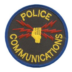 POLICE COMMUNICATIONS - 3" NAVY